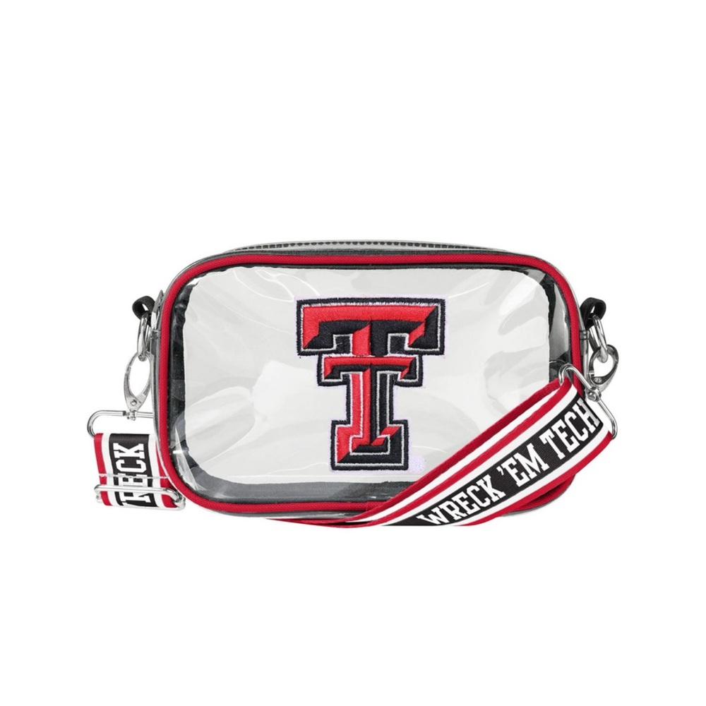Crossbody stadium bag - perfect for football games or for just going out.